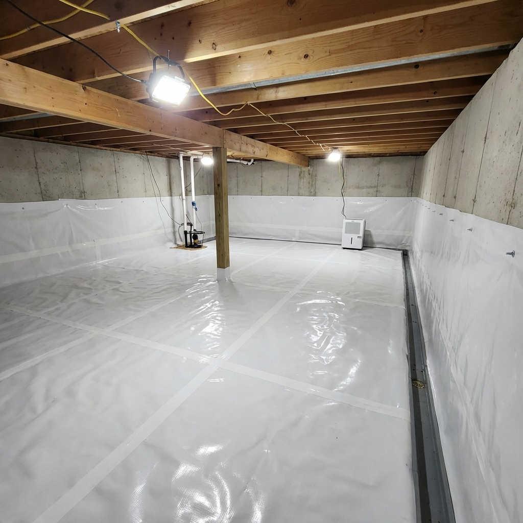 ELIMINATE CRAWL SPACE MOISTURE